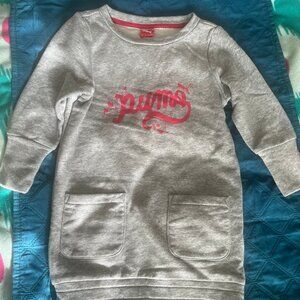 UNIQUE puma sweatshirt tunic kids